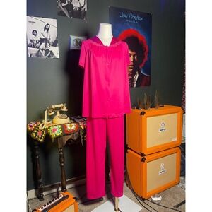 Vintage 1970s Vanity Fair Pajama Set Vintage Pajamas Vintage Robe